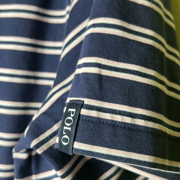 Men's Blue Striped Shirt - Picture 6 of 7